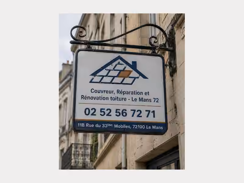 Couvreur, Réparation et Rénovation toiture - Le Mans 72